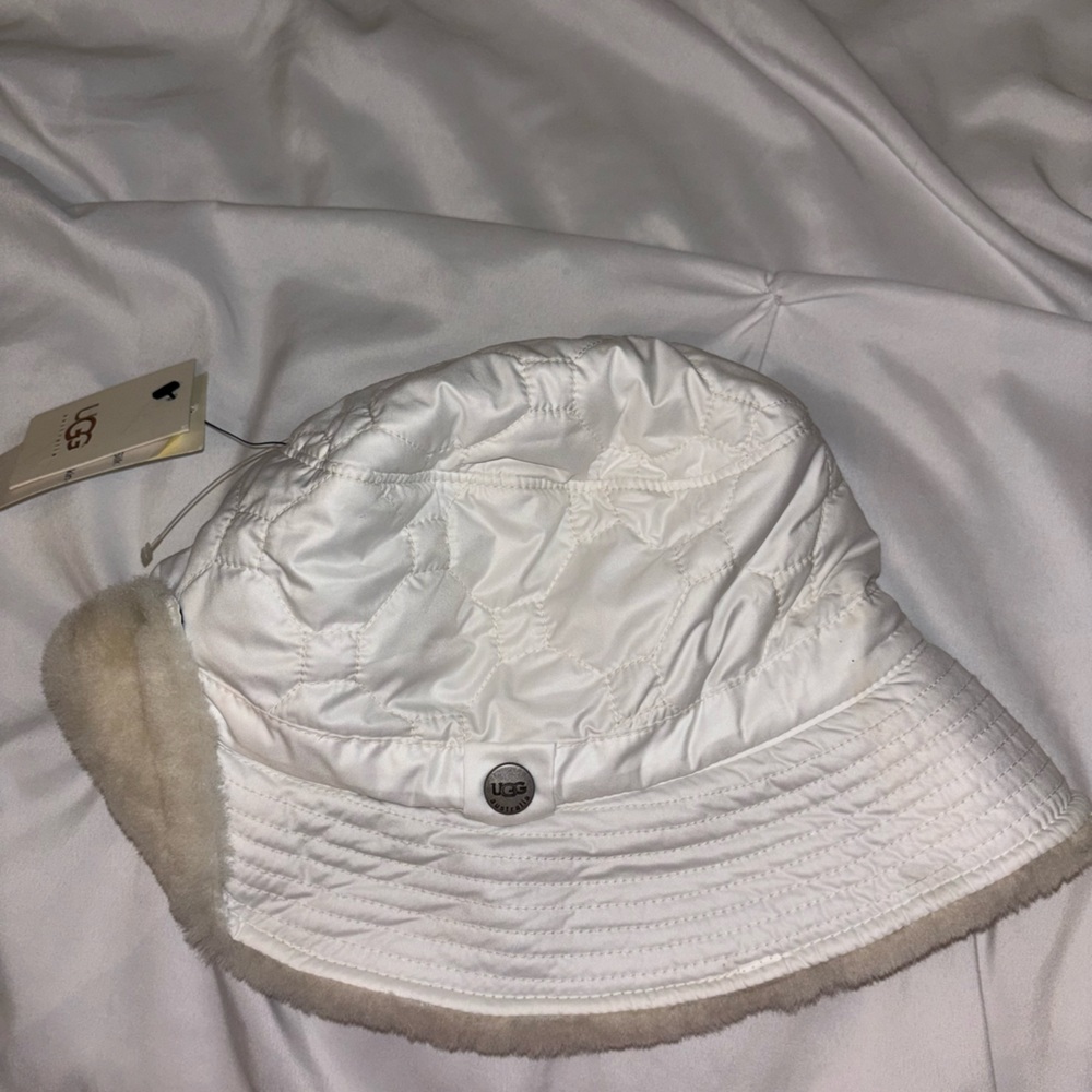 UGG Leather Sheepskin Hat